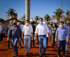 Governador Carlos Massa Ratinho Junior vistoria as obras do Colégio Agricola do Noroeste, em Diamante do Norte  - Diamante do Norte, 03/08/2021  -  Foto: Gilson Abreu/AEN