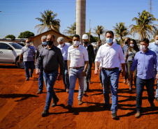 Governador Carlos Massa Ratinho Junior vistoria as obras do Colégio Agricola do Noroeste, em Diamante do Norte  - Diamante do Norte, 03/08/2021  -  Foto: Gilson Abreu/AEN