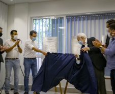 03/08/2021 Governador Carlos Massa Ratinho Junior participa da Unidade Integrada SESC/SENAC, em Nova LondrinaFoto Gilson Abreu/AEN