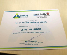 Força-Tarefa da Secretaria de Justiça forma 2.461 profissionais para rede de proteção à criança   - Curitiba, 04/08/2021  -  Foto: SEJUF