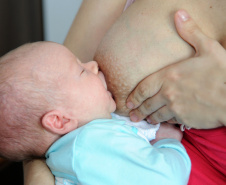 Aleitamento materno.Foto: Venilton Küchler/SESA