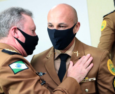 192 policiais militares concluem Curso de Sargentos 2021. Foto: PMPR