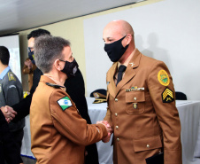 192 policiais militares concluem Curso de Sargentos 2021. Foto: PMPR