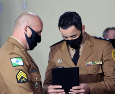 192 policiais militares concluem Curso de Sargentos 2021. Foto: PMPR