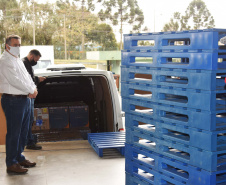 Paraná recebe novas doses e começa a distribui 158,6 mil vacinas contra a Covid-19; veja divisão. Foto: Américo Antonio/SESA