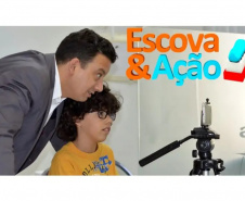Projeto de Extensão desenvolvido no Departamento de Microbiologia, do Centro de Ciências Biológicas (CCB), resgata os fundamentos da Odontologia Preventiva utilizando mídias sociais e a divulgação massiva por meio de uma coluna semanal veiculada na Rádio UEL FM (107,9 MHZ) ? Escova & Ação.  - Foto/Arte: UEL