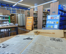 Biblioteca Pública reabre para público com 300 novos títulos disponíveis para empréstimo. Curitiba, 12/03/2019 - Foto: José Fernando Ogura/AEN