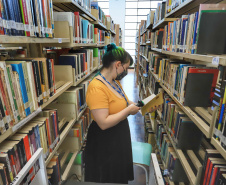 Biblioteca Pública reabre para público com 300 novos títulos disponíveis para empréstimo. Curitiba, 12/03/2019 - Foto: José Fernando Ogura/AEN