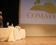O secretário da Segurança Pública do Paraná,Romulo Marinho Soares, participou da Assembléia Geral de Prefeitos do Consórcio Intermunicipal da Apa Federal do Noroeste do Paraná (Comafen). A reunião ocorreu nesta sexta-feira (06/08), no município de Loanda, e contou com a presença do Deputado Estadual, Luiz Claudio Romanelli, e de prefeitos do noroeste e representantes locais para discutir melhorias na área da Segurança Pública. -  Loanda, 06/08/2021  -  Foto: SESP-PR