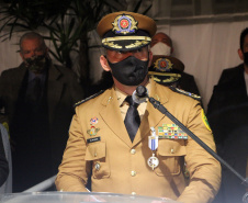 São José dos Pinhais, 06 de agosto de 2021. Aspirantado Turma 2021. Foto: Cel QOPM Hudson Loeôncio Teixeira, Comandante-Geral da PMPR. 