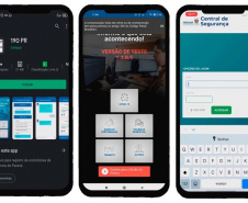 Na área de prevenção e do atendimento das ocorrências emergenciais, a Polícia Militar do Paraná avançou com tecnologia e otimização no tempo. A principal inovação é o Botão do Pânico Virtual, lançado em março de 2021, uma ferramenta que serve para agilizar o atendimento emergencial para mulheres que possuam medidas protetivas de urgência, concedidas através da Lei Maria da Penha.  -  Foto: -  PMPR/SESP-PR