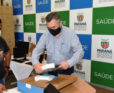 O Governo do Estado vai entregar 1.509 computadores para todas as unidades vinculadas à Secretaria de Estado da Saúde (Sesa), sendo 1.359 máquinas padrão desktop e 150 notebook?s.  -  Curitiba, 09/08/2021  -  Foto: Américo Antonio/SESA