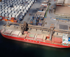 Corredor de Exportação do Porto de Paranaguá registra alta de 6% em julho. Foto: Rodrigo Felix Leal/SEIL
