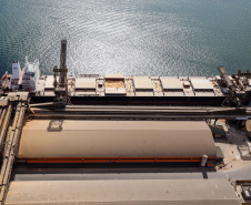 Corredor de Exportação do Porto de Paranaguá registra alta de 6% em julho. Foto: Rodrigo Felix Leal/SEIL