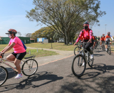 O Governo do Estado lança nesta terça-feira (10) o Programa Pedala Paraná. O vice-governador Darci Piana, a primeira-dama Luciana Saito Massa, o superintendente do Esporte, Helio Wirbiski, e o secretário de Estado da Saúde, Beto Preto, participam da cerimônia, que também reunirá ciclistas e a comunidade esportiva.Foto: Valdelino Pontes