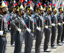Aniversário de 167 anos da Polícia Militar é marcado com entrega de medalhas e comemoração do Espadim Tiradentes. Foto:Soldado Adilson Voinaski Afonso