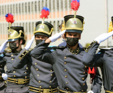 Aniversário de 167 anos da Polícia Militar é marcado com entrega de medalhas e comemoração do Espadim Tiradentes. Foto:Soldado Adilson Voinaski Afonso