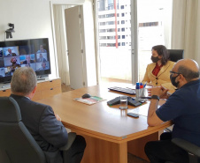 O secretário da Fazenda, Renê Oliveira Garcia Junior, empossou nesta terça-feira (10), durante reunião online, os novos integrantes do Conselho de Contribuintes e Recursos Fiscais (CCRF) para o mandato de um ano.  -  Curitiba, 11/08/2021  -  Foto: SEFA