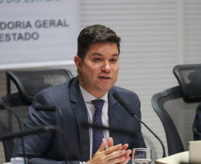 Evento em comemoraçao ao aniversario de 75 anos da  Procuradoria-Geral do Estado do Paraná - PGE.  Na foto,  Guto Silva ,  Secretário Chefe da Casa Civil no Governo do Estado do Paraná 12/08/2021. Foto: Geraldo Bubniak/AEN