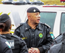 Curitiba, 13 de agosto de 2021. Lançamento da Operação Pronta Resposta V. Foto: Cel QOPM Rui Noé Barroso Torres, Subcomandante-Geral da PMPR.