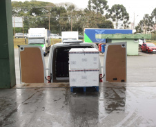 Mais 240,9 mil vacinas contra a Covid-19 chegam ao Paraná
Foto: Américo Antonio/SESA