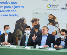 Governador Carlos Massa Ratinho Junior lança Programa de Microcrédito para Jovens Empreendedores. Palácio Iguaçu, 16/08/2021.Foto: José Fernando Ogura/AEN