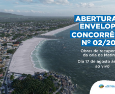 
Em transmissão ao vivo pela internet, IAT realiza abertura de propostas das empresas interessadas em obras no Litoral