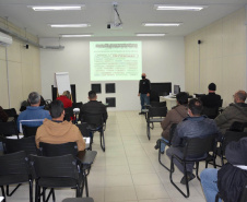 Agentes penitenciários do Departamento Penitenciário do Paraná participaram do curso Noções de Inteligência Penitenciária, promovida pela Escola de Formação e Aperfeiçoamento Penitenciário (Espen). Dividido em etapas, o curso teve término na última semana, em Curitiba.  -  Curitiba, 19/08/2021  -  Foto: Depen-Paraná