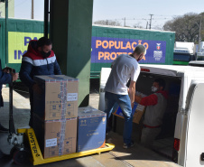 Paraná recebe mais 435.290 vacinas contra Covid-19 entre domingo e segunda-feira  -  Foto: Américo Antonio/SESA