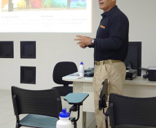 Agentes penitenciários de todo o Estado participaram de um curso de Tecnologias Não Letais (TNL) ofertado pela Condor em parceria com a Escola de Formação e Aperfeiçoamento Penitenciário (Espen). Ao todo, 32 profissionais tiveram aulas teóricas e práticas que aconteceram no Complexo Penitenciário de Piraquara, na Região Metropolitana de Curitiba.   -  Curitiba, 23/08/2021  -  Foto: DEPEN-PR