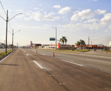 A Coordenação da Região Metropolitana de Curitiba (Comec) concluiu nesta segunda-feira, 23, as obras no cruzamento da Avenida Comendador Franco (Avenida das Torres), em São José dos Pinhais, com a Avenida Rui Barbosa. Foto: Gilson Abreu/AEN