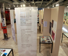 Exposição promovida pela UEPG retrata obra e processo criativo de Paulo Leminski. Foto: UEPG