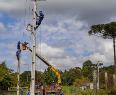 Copel investe R$ 1,9 bilhão em 2021 em geração, linhas de transmissão e obras de modernização . Foto:
Gilson Abreu/AEN