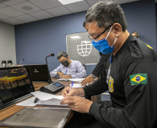 Comissão federal produziu relatório que será usado para melhorias e evolução de todos os sistemas de vigilâncias aplicados pela Portos do Paraná. - Foto:  de Claudio Neves/Portos do Paraná