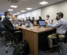 Comissão federal produziu relatório que será usado para melhorias e evolução de todos os sistemas de vigilâncias aplicados pela Portos do Paraná. - Foto:  de Claudio Neves/Portos do Paraná