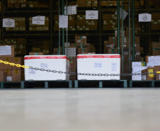 Mais de meio milhão de vacinas contra a Covid-19 serão distribuídas nesta sexta-feira. Foto: Américo Antonio/SESA