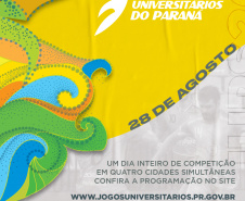 O próximo sábado será marcado pelo retorno dos Jogos Universitários do Paraná ? JUPS, na sua 60ª edição. Os municípios que sediarão o evento são Apucarana, Arapongas, Cambira e Jandaia do Sul ? na região centro-norte do Paraná.  -  Curitiba, 27/08/2021  -  Foto: Paraná Esporte