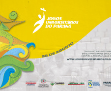 O próximo sábado será marcado pelo retorno dos Jogos Universitários do Paraná ? JUPS, na sua 60ª edição. Os municípios que sediarão o evento são Apucarana, Arapongas, Cambira e Jandaia do Sul ? na região centro-norte do Paraná.  -  Curitiba, 27/08/2021  -  Foto: Paraná Esporte