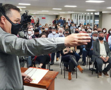 O secretário de Estado da Saúde, Beto Preto, participou do lançamento do Centro Especializado de Reabilitação (CER) III nesta sexta-feira (27), representando o governador Carlos Massa Ratinho Junior, em Londrina. O investimento de mais de R$ 5 milhões foi assegurado pelo Ministério da Saúde. Foto:SESA