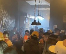 Ação integrada fecha pontos comerciais e apreende contrabandos em Curitiba. Foto: SESP