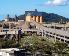Das 34,89 milhões de toneladas de cargas que chegaram ou saíram do Porto de Paranaguá, entre de janeiro a julho deste ano, 6,72 milhões foram transportadas em vagões. O volume corresponde a 19,3% do total.  -  Foto: Rodrigo Félix Leal/SEIL