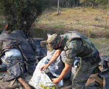 Policiais e agentes do IAT aplicam mais de R$ 1 milhão de multas e quatro pessoas são presas durante a Operação Nascente Viva  -  Curitiba, 31/08/2021  -  Foto: PMPR