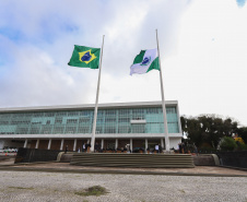 Celebrações da Semana da Pátria, em comemoração aos 199 anos da Independência do Brasil, começaram nesta quarta-feira (1) no Paraná com um evento realizado no Palácio Iguaçu, em Curitiba. 01/09/2021 - Foto: Geraldo Bubniak/AEN