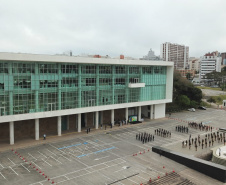 Celebrações da Semana da Pátria, em comemoração aos 199 anos da Independência do Brasil, começaram nesta quarta-feira (1) no Paraná com um evento realizado no Palácio Iguaçu, em Curitiba. 01/09/2021 - Foto: Alessandro Vieira/AEN