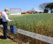O  o secretário estadual da Agricultura e do Abastecimento, Norberto Ortigara, participa da abertura do 2º Show Rural Coopavel de Inverno, em Cascavel. Foto:SEAB