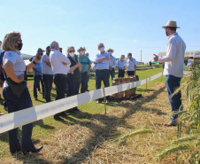 O  o secretário estadual da Agricultura e do Abastecimento, Norberto Ortigara, participa da abertura do 2º Show Rural Coopavel de Inverno, em Cascavel. Foto:SEAB