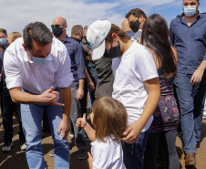 O governador Carlos Massa Ratinho Junior vistoriou, nesta quinta-feira (2), as obras de recapeamento asfáltico da pista do Aeroporto Municipal Aguinaldo Pereira Lima, em Siqueira Campos, região do Norte Pioneiro.   - Siqueira Campos, 02/09/2021  -  Foto: Gilson Abreu/AEN