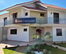A Polícia Civil do Paraná (PCPR) inaugurou nesta semana a nova Delegacia Regional de Polícia em Assis Chateaubriand, no Oeste do Estado. O motivo da mudança foi a desvinculação com a carceragem integrante da delegacia velha, que passou a ser de gestão plena do Departamento Penitenciário (Depen). - Curitiba, 02/09/2021  -  Foto: SESP-PR