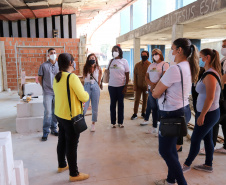 Visita Obra Viaduto do Capanema e Incubadora Social  -  A equipe da Secretaria da Agricultura e do Abastecimento do Paraná recebe equipe da SEAB Rondônia para apresentar soluçoes implantadas em Curitiba sobre o cultivo de alimentos. 03/09/2021 - Foto: Geraldo Bubniak/AEN