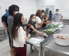 Visita a Horta Marumbi - A equipe da Secretaria da Agricultura e do Abastecimento do Paraná recebe equipe da SEAB Rondônia para apresentar soluções implantadas em Curitiba sobre o cultivo de alimentos. 03/09/2021 - Foto: SEAB